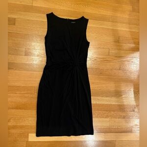 Ann Taylor Black Midi Dress
